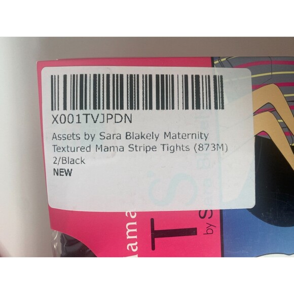 Assets by Spanx Marvelous Mama Maternity Tights Opaque Black Size 1 & 2 LOT OF 3 - Picture 4 of 5